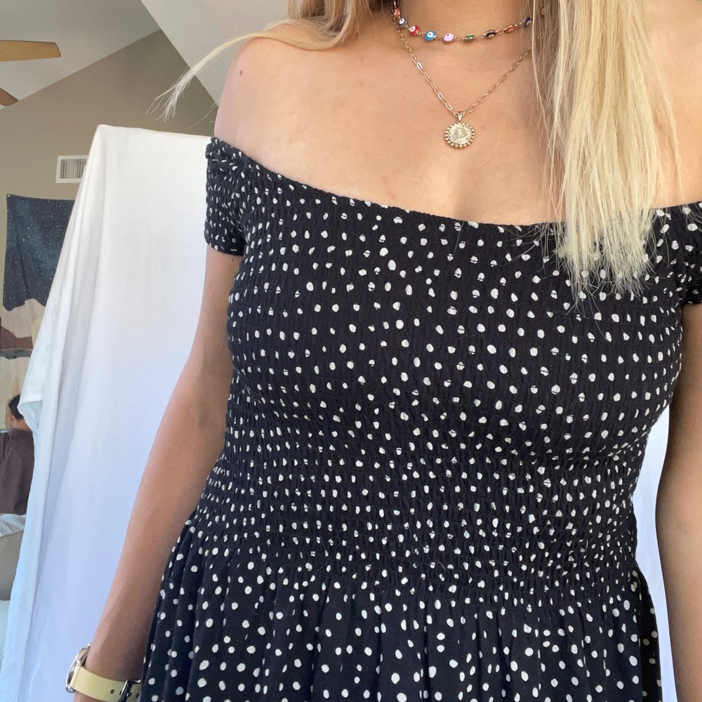 Billabong Offshoulder Scrunch Dress
